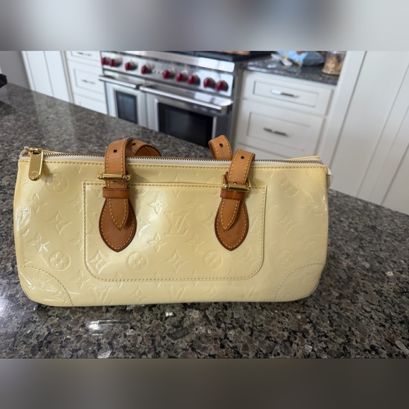 Louis Vuitton Handbags - Louis Vuitton Monogram Vernis Shoulder Bag Butter Yellow Patent Leather Pastel